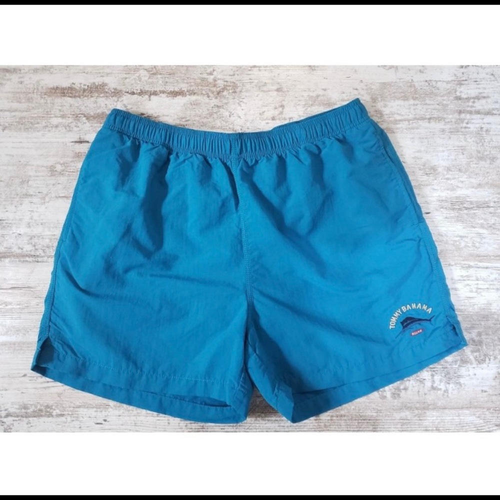 Tommy Bahama Relax Blue Swim Trunks Men Size M